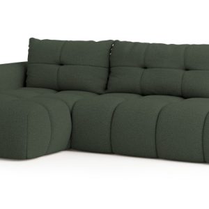 Narożnik FLUMA L-S z funkcją spania Zielony 720440 Narożnik FLUMA L-S z funkcją spania Zielony 720440