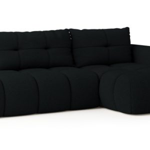 Narożnik FLUMA R-S z funkcją spania Czarny 720408 Narożnik FLUMA R-S z funkcją spania Czarny 720408