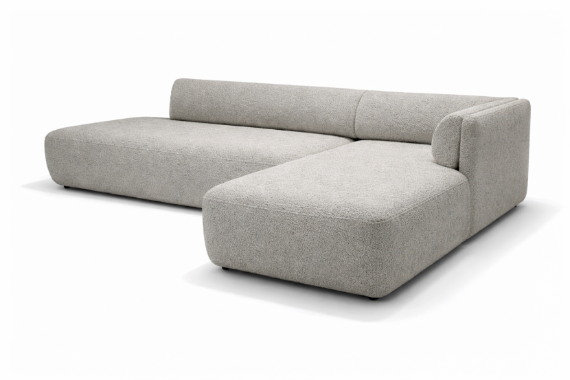 Narożnik funkcja spania Cloud 289 cm Prawy rogówka rozkładana boucle beż 1066214