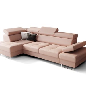Narożnik Galaxy Mini 170X280 funkcja spania pojemnik skóra naturalna 189937 Narożnik Galaxy Mini 170X280 funkcja spania pojemnik skóra naturalna 189937