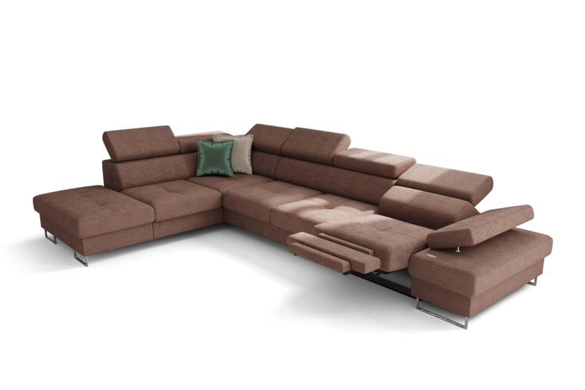 NAROŻNIK GALAXY RELAX 225X350 z funkcją spania i pojemnikiem 189955