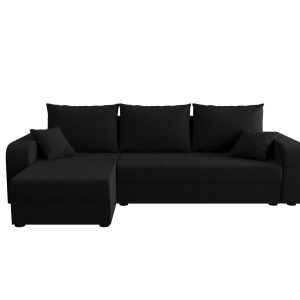Narożnik HEWLET L BIS cosmic 100 lewa czarny 815107