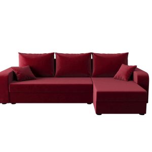 Narożnik HEWLET L BIS itaka 34 prawa ciemnoczerwony 814848