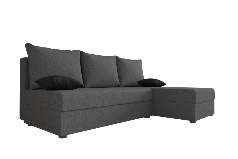 Narożnik HEWLET L sawana 05 prawa szary 809376