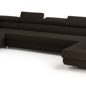 Narożnik ISOLANO z funkcją spania Brązowy 804389 Narożnik ISOLANO z funkcją spania Brązowy 804389