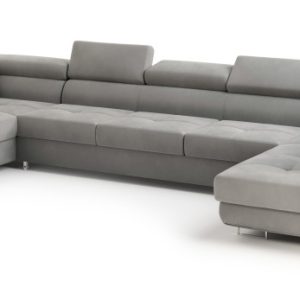 Narożnik ISOLANO z funkcją spania Szary 804394 Narożnik ISOLANO z funkcją spania Szary 804394