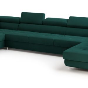 Narożnik ISOLANO z funkcją spania Zielony 804379 Narożnik ISOLANO z funkcją spania Zielony 804379