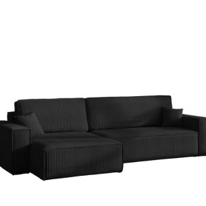 Narożnik Karl XL tkanina Poso 135 czarny 836770 Narożnik Karl XL tkanina Poso 135 czarny 836770