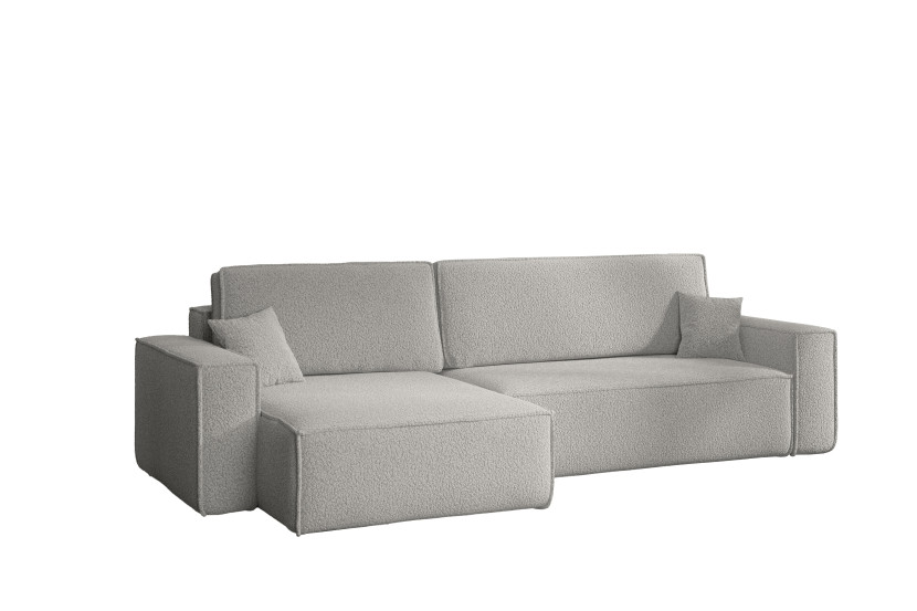 Narożnik Karl XL tkanina Quelle 83 jasnoszary 836785