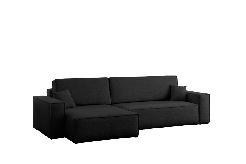 Narożnik Karl XL tkanina Verita 98 czarny 836780