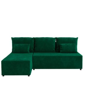 Narożnik KUBO L FIT rozkładany z funkcją spania Butelkowa Zieleń 849786 Narożnik KUBO L FIT rozkładany z funkcją spania Butelkowa Zieleń 849786