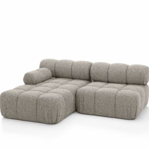 Narożnik L modułowy, bukla Abriamo, Beżowy, Lewy, Selia Mini II 960987