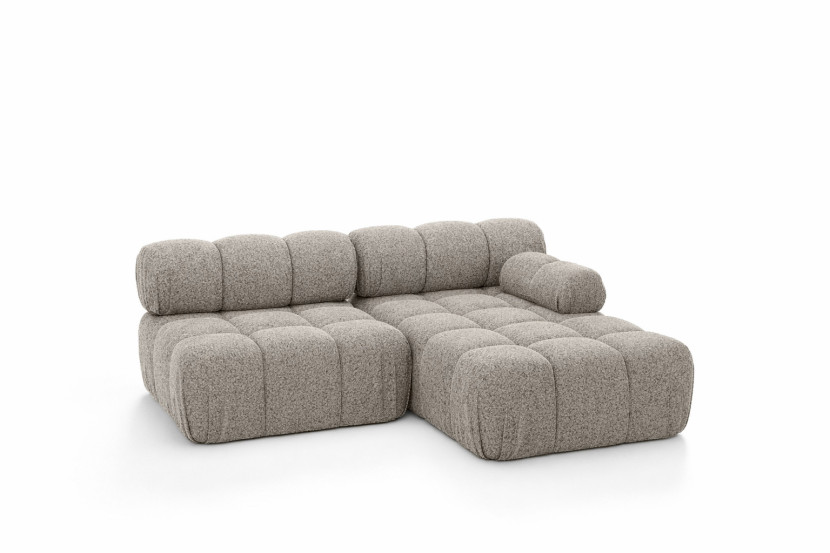 Narożnik L modułowy, bukla Abriamo, Beżowy, Prawy, Selia Mini II 960961
