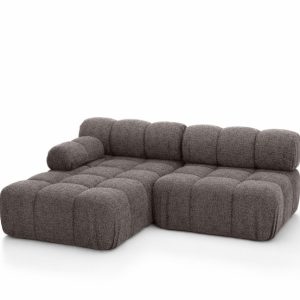 Narożnik L modułowy, bukla Abriamo, Brązowy, Lewy, Selia Mini II 960975