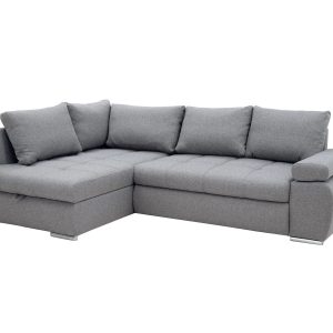 Narożnik Lazio 263 cm rozkładany z pojemnikiem, strona lewa, Aragon 90 784884