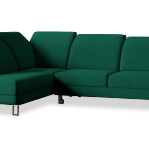 NAROŻNIK LERMA L-S z funkcją spania Zielony 282293