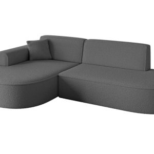 Narożnik lewostronne bez funkcji spania MARI-L1 243x171x79,5 cm Szary 525042 Narożnik lewostronne bez funkcji spania MARI-L1 243x171x79,5 cm Szary 525042