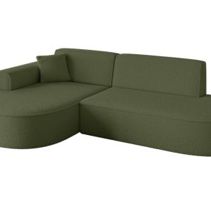 Narożnik lewostronne bez funkcji spania MARI-L1 243x171x79,5 cm Zielony 525141 Narożnik lewostronne bez funkcji spania MARI-L1 243x171x79,5 cm Zielony 525141