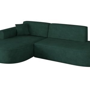 Narożnik lewostronne bez funkcji spania MARI-L1 243x171x79,5 cm Zielony 710629 Narożnik lewostronne bez funkcji spania MARI-L1 243x171x79,5 cm Zielony 710629
