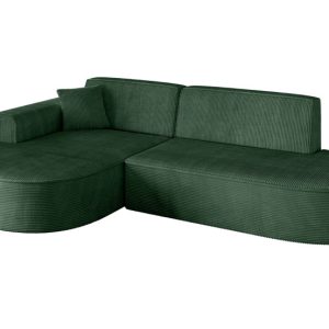 Narożnik lewostronne bez funkcji spania MARI-L1 243x171x79,5 cm Zielony 525060 Narożnik lewostronne bez funkcji spania MARI-L1 243x171x79,5 cm Zielony 525060
