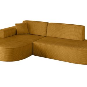 Narożnik lewostronne bez funkcji spania MARI-L1 243x171x79,5 cm Żółty 525019 Narożnik lewostronne bez funkcji spania MARI-L1 243x171x79,5 cm Żółty 525019