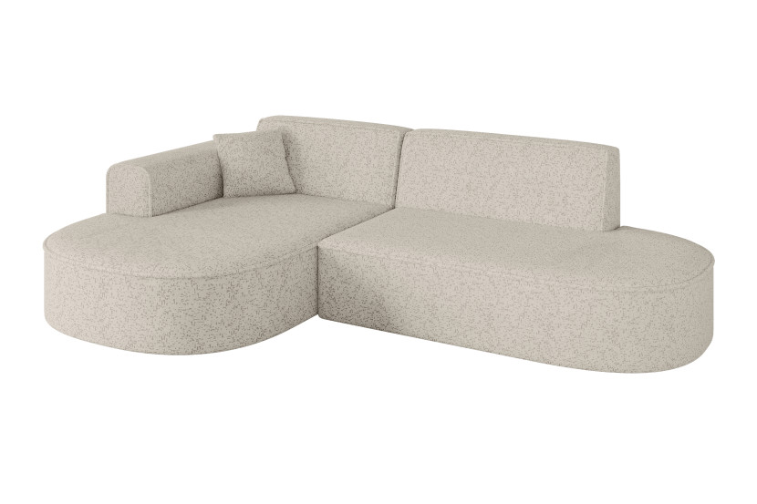 Narożnik lewostronne bez funkcji spania MARI-L1 243x171x79,5cm Beżowy 1043110