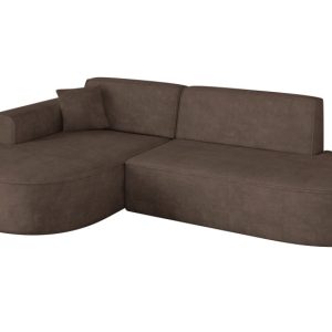 Narożnik lewostronne bez funkcji spania MARI-L1 243x171x79,5cm Brązowy 710659 Narożnik lewostronne bez funkcji spania MARI-L1 243x171x79,5cm Brązowy 710659