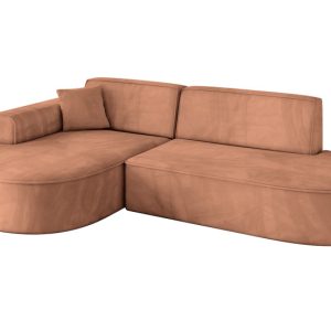 Narożnik lewostronne bez funkcji spania MARI-L1 243x171x79,5cm Brązowy 825315 Narożnik lewostronne bez funkcji spania MARI-L1 243x171x79,5cm Brązowy 825315