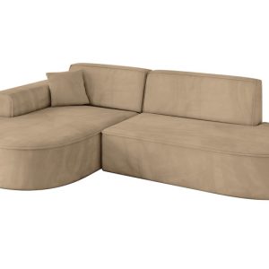 Narożnik lewostronne bez funkcji spania MARI-L1 243x171x79,5cm Brązowy 825333 Narożnik lewostronne bez funkcji spania MARI-L1 243x171x79,5cm Brązowy 825333