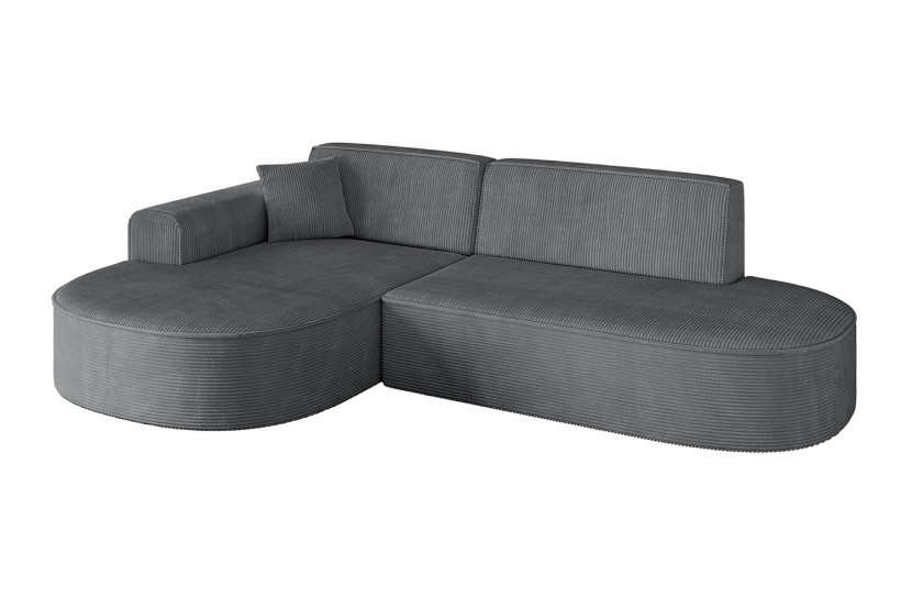 Narożnik lewostronne bez funkcji spania MARI-L1 243x171x79,5cm Ciemnoszary 525035