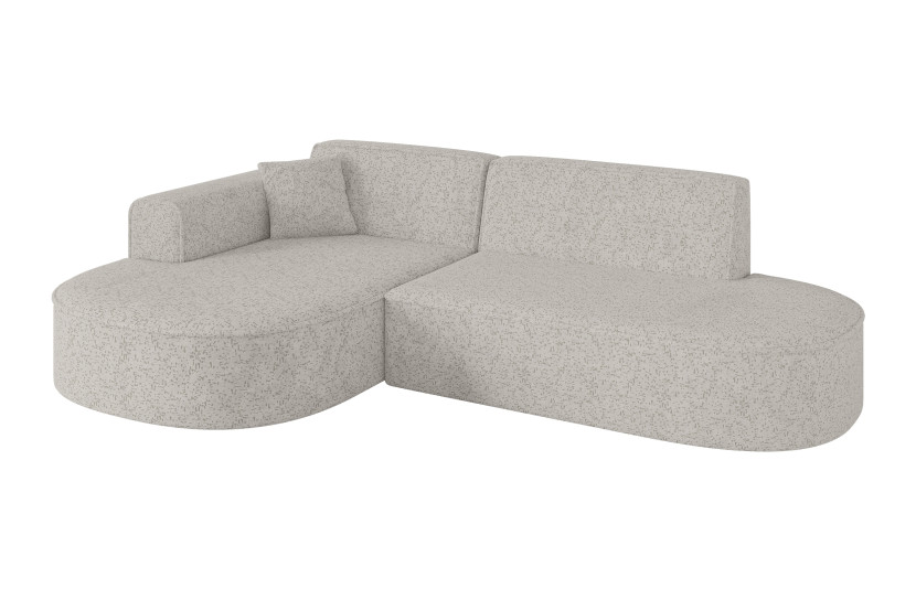 Narożnik lewostronne bez funkcji spania MARI-L1 243x171x79,5cm Jasnoszary 1043081