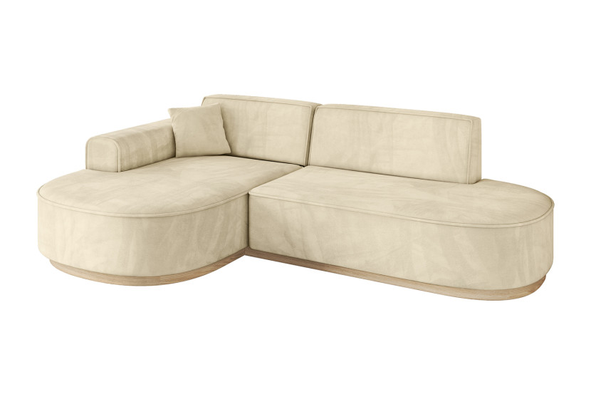 Narożnik lewostronne bez funkcji spania MARI-L1-v1 243x171x83 cm Beżowy 729470