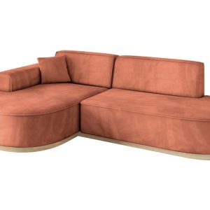 Narożnik lewostronne bez funkcji spania MARI-L1-v1 243x171x83 cm Morelowy 729279 Narożnik lewostronne bez funkcji spania MARI-L1-v1 243x171x83 cm Morelowy 729279