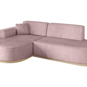Narożnik lewostronne bez funkcji spania MARI-L1-v1 243x171x83 cm Różowy 729367 Narożnik lewostronne bez funkcji spania MARI-L1-v1 243x171x83 cm Różowy 729367