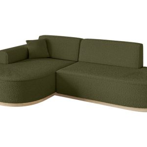 Narożnik lewostronne bez funkcji spania MARI-L1-v1 243x171x83 cm Zielony 729471 Narożnik lewostronne bez funkcji spania MARI-L1-v1 243x171x83 cm Zielony 729471