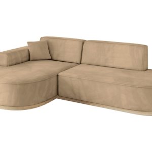 Narożnik lewostronne bez funkcji spania MARI-L1-v1 243x171x83cm Brązowy 825359