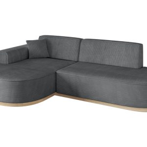 Narożnik lewostronne bez funkcji spania MARI-L1-v1 243x171x83cm Ciemnoszary 729176