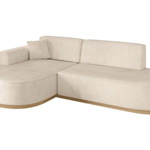 Narożnik lewostronne bez funkcji spania MARI-L1-v2 243x171x83 cm Beżowy 729312