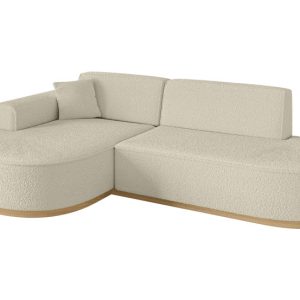 Narożnik lewostronne bez funkcji spania MARI-L1-v2 243x171x83 cm Beżowy 729415