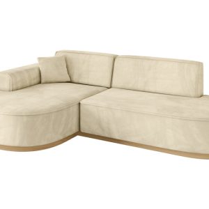 Narożnik lewostronne bez funkcji spania MARI-L1-v2 243x171x83 cm Beżowy 729293