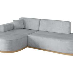 Narożnik lewostronne bez funkcji spania MARI-L1-v2 243x171x83 cm Szary 729403