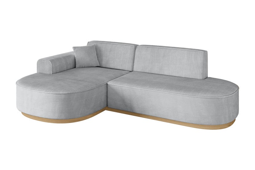Narożnik lewostronne bez funkcji spania MARI-L1-v2 243x171x83 cm Szary 729403
