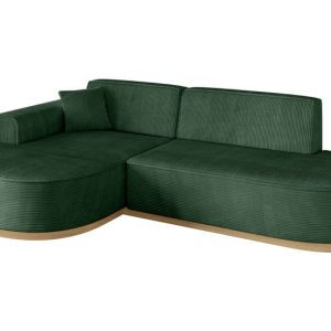 Narożnik lewostronne bez funkcji spania MARI-L1-v2 243x171x83 cm Zielony 729468