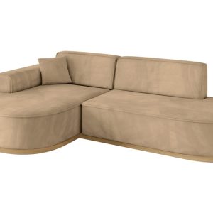 Narożnik lewostronne bez funkcji spania MARI-L1-v2 243x171x83cm Brązowy 825336