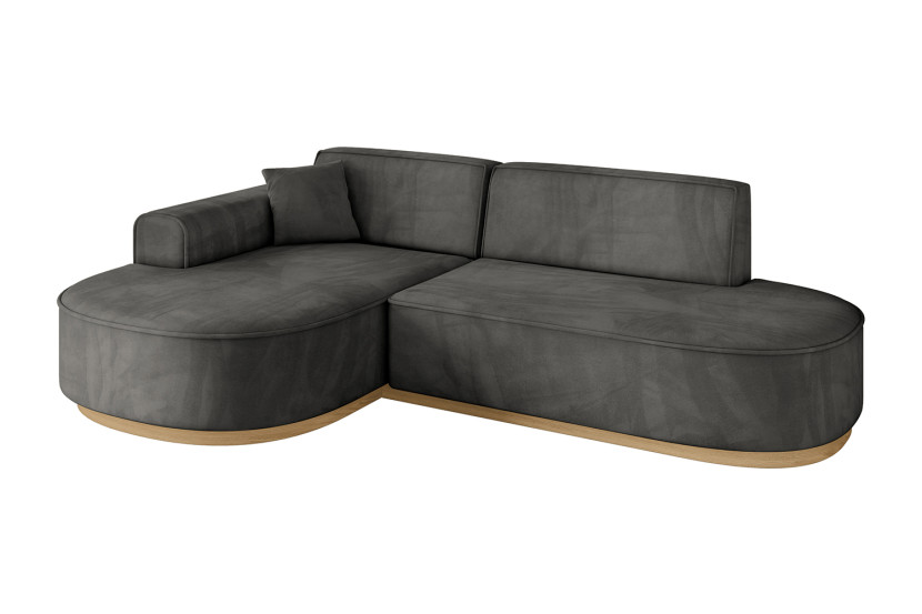 Narożnik lewostronne bez funkcji spania MARI-L1-v2 243x171x83cm Ciemnoszary 729421