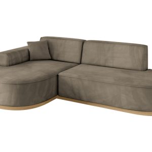 Narożnik lewostronne bez funkcji spania MARI-L1-v2 243x171x83cm Morelowy 825322