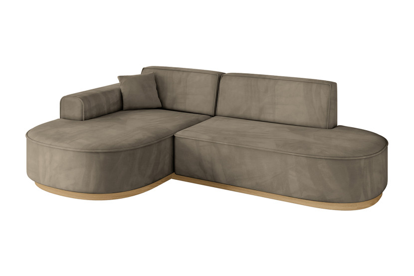 Narożnik lewostronne bez funkcji spania MARI-L1-v2 243x171x83cm Morelowy 825322
