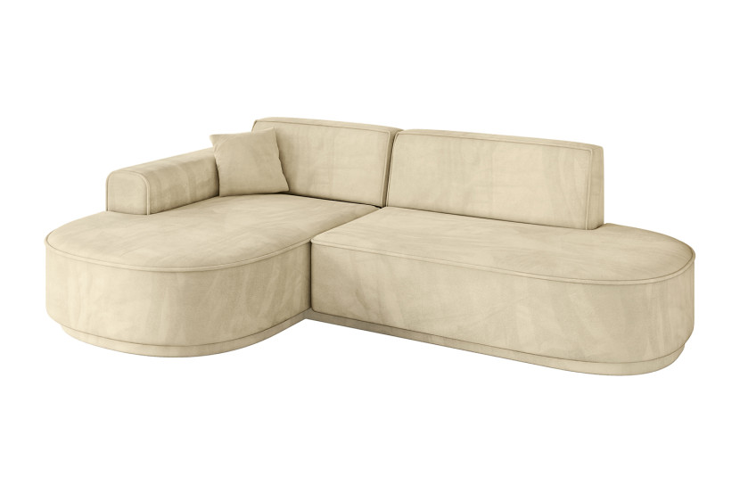 Narożnik lewostronne bez funkcji spania MARI-L1-v3 243x171x83 cm Beżowy 769361