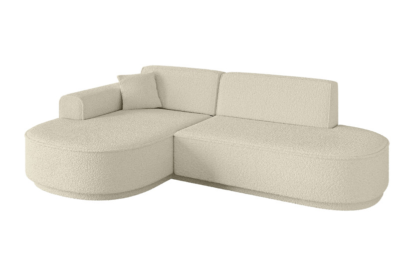 Narożnik lewostronne bez funkcji spania MARI-L1-v3 243x171x83 cm Beżowy 769440
