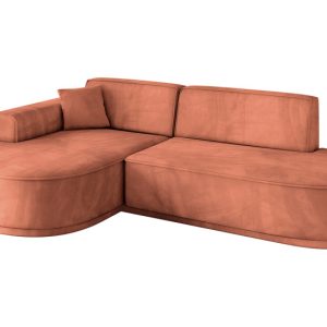 Narożnik lewostronne bez funkcji spania MARI-L1-v3 243x171x83 cm Morelowy 769377 Narożnik lewostronne bez funkcji spania MARI-L1-v3 243x171x83 cm Morelowy 769377
